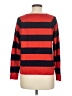 Gap 100% Cotton Stripes Red Pullover Sweater Size M - photo 2