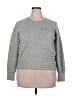 DKNY Solid Gray Pullover Sweater Size XXL (estimated) - photo 1