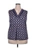 Daniel Rainn Blue Sleeveless Blouse Size XXL - photo 1