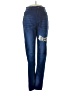 Assorted Brands 100% Cotton Graphic Blue Jeggings Size 30 waist - photo 1