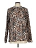 Like, Love Animal Print Brown Pullover Sweater Size L - photo 1