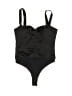 Danielle Bernstein 100% Polyester Black Bodysuit Size 4 - photo 2