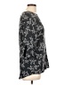 GeeGee 100% Rayon Black 3/4 Sleeve Blouse Size L - photo 4