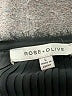 Rose + Olive Black 3/4 Sleeve Top Size L - photo 7