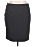 Antonio Melani Solid Gray Wool Skirt Size 14 - photo 1