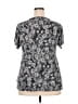Unbranded Silver Tan Short Sleeve Blouse Size 5X - photo 2