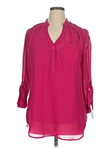 AB Studio 3/4 Sleeve Blouse (view 1)