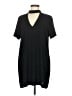 Zara Solid Black Casual Dress Size M - photo 1