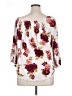 Eyeshadow White 3/4 Sleeve Blouse Size XL - photo 2