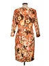 Talbots Print Orange Casual Dress Size 10 - photo 2