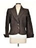 Un Deux Trois 100% Polyester Stripes Brown Blazer Size EU (FR) 44 / US 12 - photo 1