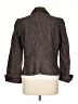 Un Deux Trois 100% Polyester Stripes Brown Blazer Size EU (FR) 44 / US 12 - photo 2