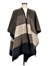 Ike Behar 100% Polyester Brown Poncho One size - photo 1