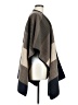 Ike Behar 100% Polyester Brown Poncho One size - photo 4