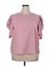 Shein Curve Pink Short Sleeve Top Size 2X - photo 1