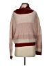 Callahan 100% Acrylic Color Block Burgundy Pullover Sweater Size XS - photo 1