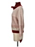 Callahan 100% Acrylic Color Block Burgundy Pullover Sweater Size XS - photo 5