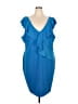 Alexia Admor Blue Cocktail Dress Size 3X - photo 1