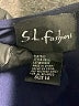 S.L. Fashions 100% Polyester Black 3/4 Sleeve Top Size 14 - photo 7