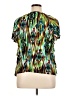AGB Green Short Sleeve Blouse Size 1X - photo 2