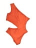 Assorted Brands Solid Orange One Piece Swimsuit Size 6 - 8 - photo 2