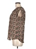 Unbranded 100% Polyester Brown Short Sleeve Blouse Size M - photo 5