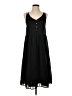 Ann Taylor LOFT 100% Polyester Solid Black Casual Dress Size 2 - photo 1