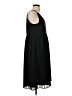 Ann Taylor LOFT 100% Polyester Solid Black Casual Dress Size 2 - photo 4