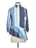 Westbound Stripes Blue 3/4 Sleeve Blouse Size S (petite) - photo 1