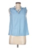 Unbranded Blue Sleeveless Blouse Size M - photo 1