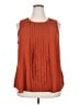 Ryan Wythe 100% Polyester Orange Sleeveless Blouse Size 2X - photo 1