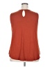 Ryan Wythe 100% Polyester Orange Sleeveless Blouse Size 2X - photo 2