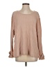 DKNY 100% Merino Wool Tan Wool Pullover Sweater Size 2 - photo 1