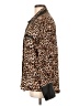 Laundry by Shelli Segal Animal Print Brown Long Sleeve Blouse Size L - photo 5
