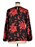 Talbots 100% Polyester Red Long Sleeve Blouse Size XL - photo 2
