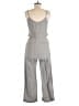 Honey Belle Solid Gray Jumpsuit Size M - photo 2