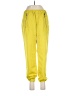 Hei Hei 100% Polyester Solid Yellow Casual Pants Size 28 waist - photo 1