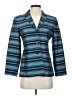 Jones Wear Stripes Teal Blazer Size 4 - photo 1