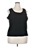 Paper Tee Black Sleeveless Top Size 3X - photo 1