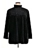 Spirit 100% Polyester Black Turtleneck Sweater Size 1X - photo 1