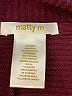 Matty M Burgundy Turtleneck Sweater Size XL - photo 7