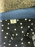 Shein 100% Polyester Polka Dots Black Blue Casual Skirt Size S - photo 6