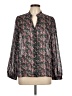 MELLODAY Gray Long Sleeve Blouse Size L - photo 1