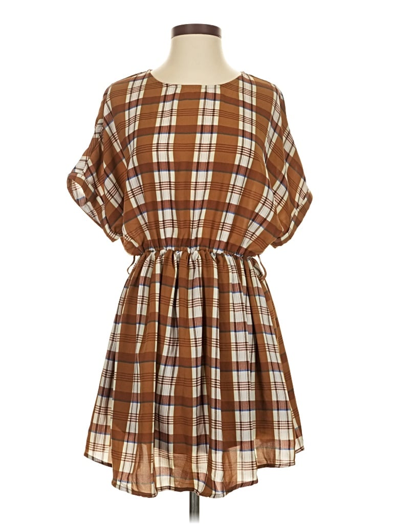 Pre-owned Entro Casual Dress In Brown