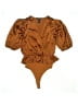 Express Brown 3/4 Sleeve Blouse Size XS - photo 1