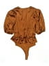 Express Brown 3/4 Sleeve Blouse Size XS - photo 2