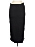 PoshDivah Solid Black Casual Skirt Size M - photo 1
