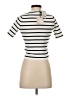 Happily Grey Ivory Short Sleeve Top Size S - photo 2