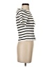Happily Grey Ivory Short Sleeve Top Size S - photo 4