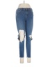 J Brand Hearts Blue Jeans Size 28 waist - photo 1